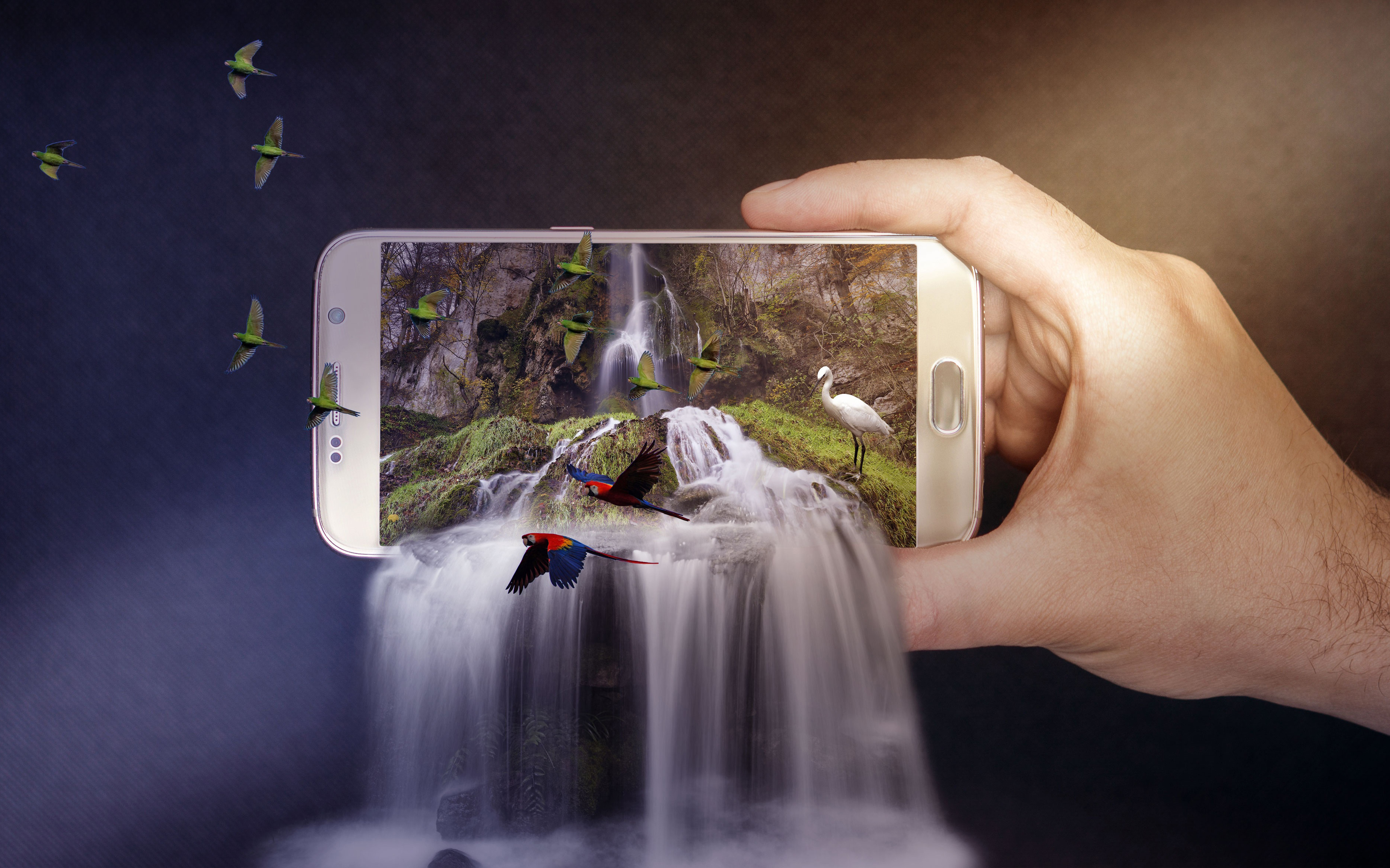 Smartphone Waterfall 4K6866815030